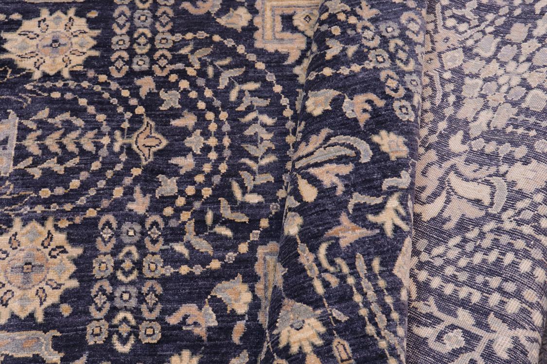 handmade Traditional Kafkaz Gray Beige Hand Knotted RECTANGLE 100% WOOL area rug 12 x 15