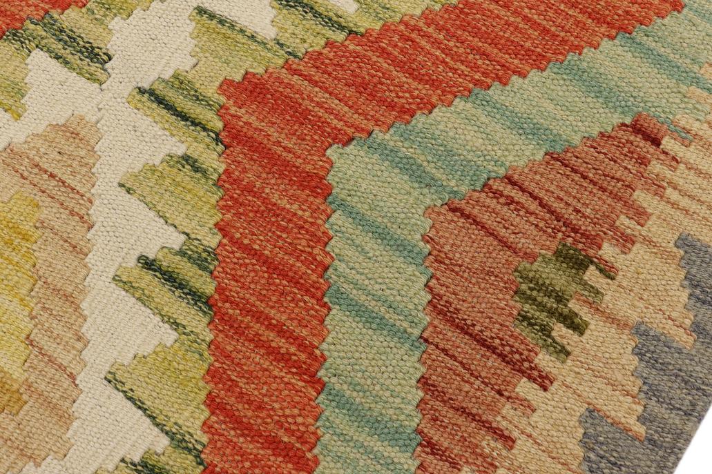 Flat Weave Kilim, Antique, Navaho, Vintage, Handmade, Geometric Kilim Gray Beige Hand-Woven Rectangle 100% Wool Area Rug 2 x 3