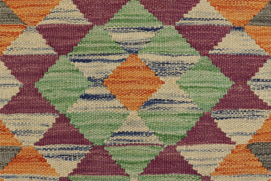 Flat Weave Kilim, Antique, Navaho, Vintage, Handmade, Geometric Kilim Gray Beige Hand-Woven Rectangle 100% Wool Area Rug 2 x 3