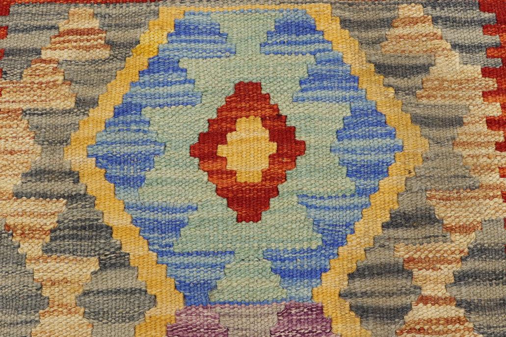 Flat Weave Kilim, Antique, Navaho, Vintage, Handmade, Geometric Kilim Red Beige Hand-Woven Rectangle 100% Wool Area Rug 2 x 3
