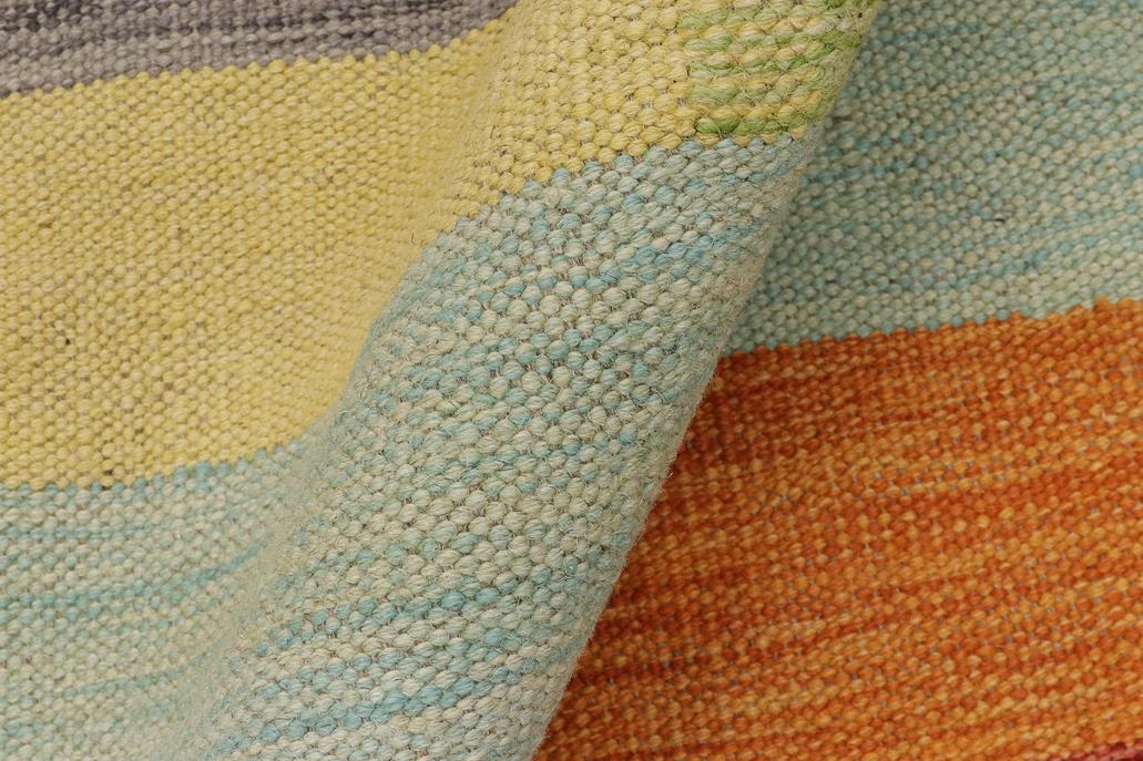 Flat Weave Kilim, Antique, Navaho, Vintage, Handmade, Modern Kilim Beige Gray Hand-Woven Rectangle 100% Wool Area Rug 3 x 5