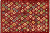 handmade Modern Balouchi Red Blue Hand Knotted RECTANGLE 100% WOOL area rug 3x5