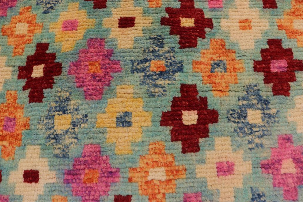 handmade Modern Balouchi Blue Red Hand Knotted RECTANGLE 100% WOOL area rug 3x5