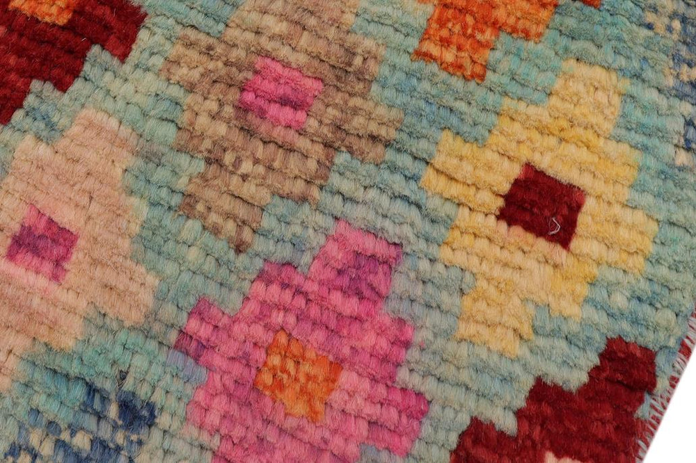 handmade Modern Balouchi Blue Red Hand Knotted RECTANGLE 100% WOOL area rug 3x5