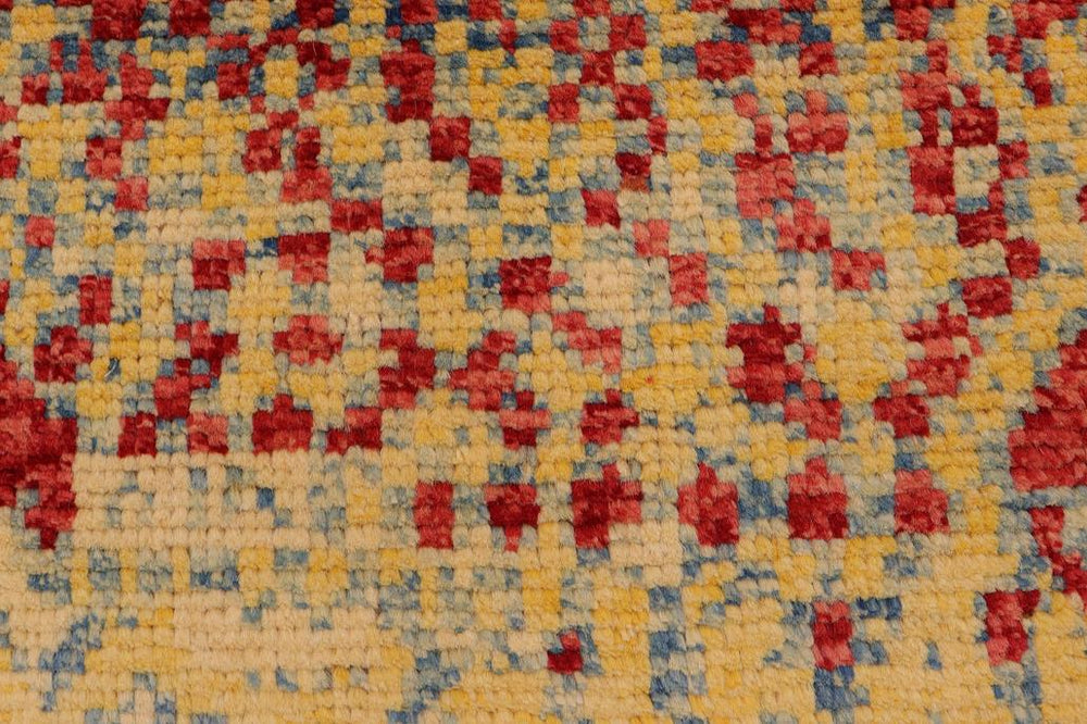 handmade Modern Balouchi Blue Red Hand Knotted RECTANGLE 100% WOOL area rug 3x5