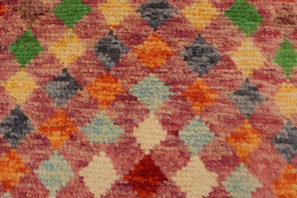 handmade Modern Balouchi Purple Rust Hand Knotted RECTANGLE 100% WOOL area rug 3x5