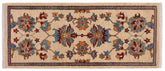 handmade Traditional Kafkaz Beige Red Hand Knotted RUNNER 100% WOOL area rug 3' x 5'
