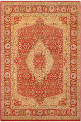 Traditional Kafkaz Stefanie Rust Rust Hand Knotted Area rugs 9X12