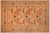 handmade Transitional Gold Tan Hand Knotted RECTANGLE 100% WOOL area rug 9x12