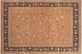 handmade Traditional Agra Rust Blue Hand Knotted RECTANGLE 100% WOOL area rug 9x12