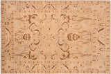 Oriental Ziegler Gabriela Tan/Brown Hand-Knotted Wool Rug - 7'8'' x 9'5''