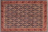 handmade Transitional Kafkaz Blue Red Hand Knotted RECTANGLE 100% WOOL area rug 8' x 10'