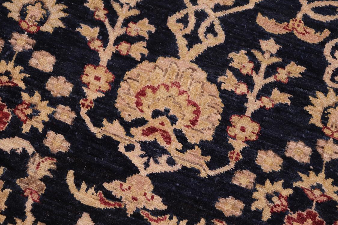 handmade Traditional Kafkaz Blue Red Hand Knotted RECTANGLE 100% WOOL area rug 8 x 10