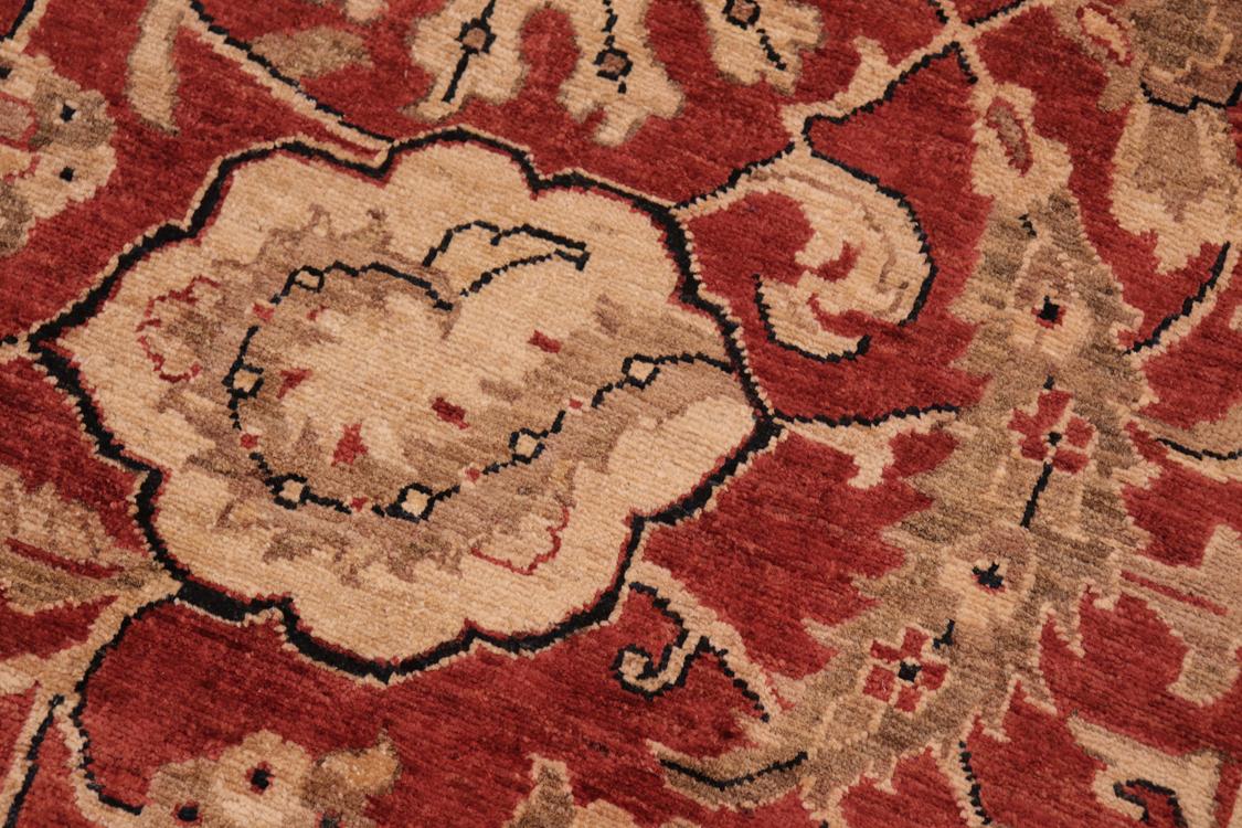 handmade Traditional Kafkaz Red Blue Hand Knotted RECTANGLE 100% WOOL area rug 8 x 10