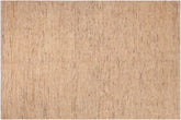 handmade Modern Gabbeh Beige Blue Hand Knotted RECTANGLE 100% WOOL area rug 8' x 10'