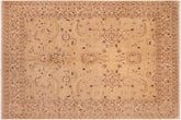 handmade Traditional Kafkaz Tan Beige Hand Knotted RECTANGLE 100% WOOL area rug 8x10
