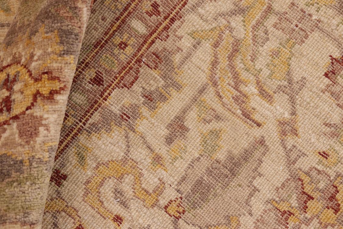 handmade Traditional Kafkaz Beige Brown Hand Knotted RECTANGLE 100% WOOL area rug 8 x 10