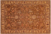handmade Traditional Antique Gold Ivory Hand Knotted RECTANGLE 100% WOOL area rug 8x10