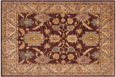 handmade Traditional Kafkaz Red Tan Hand Knotted RECTANGLE 100% WOOL area rug 8x10