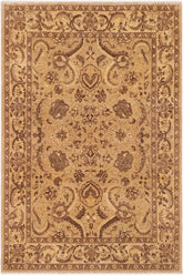 handmade Traditional Kafkaz Gray Tan Hand Knotted RECTANGLE 100% WOOL area rug 8X10