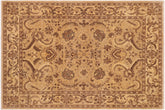 handmade Traditional Kafkaz Gray Tan Hand Knotted RECTANGLE 100% WOOL area rug 8x10