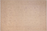 handmade Traditional Kafkaz Beige Lt. Brown Hand Knotted RECTANGLE 100% WOOL area rug 8x10