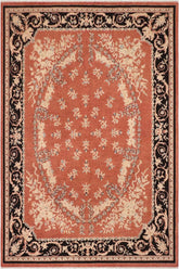 handmade Traditional Kafkaz Rust Black Hand Knotted RECTANGLE 100% WOOL area rug 10X13