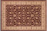 handmade Transitional Kafkaz Brown Beige Hand Knotted RECTANGLE 100% WOOL area rug 8' x 11'
