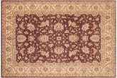 handmade Traditional Kafkaz Brown Beige Hand Knotted RECTANGLE 100% WOOL area rug 8x10