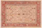 handmade Traditional Kafkaz Tan Rust Hand Knotted RECTANGLE 100% WOOL area rug 8x10