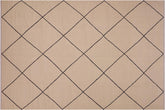 handmade Modern Kilim Beige Black Hand-Woven RECTANGLE 100% WOOL area rug 8x11
