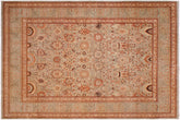 handmade Traditional Lt. Green Copper Hand Knotted RECTANGLE 100% WOOL area rug 9' x 12'