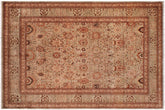 handmade Traditional Lt. Green Lt. Green Hand Knotted RECTANGLE 100% WOOL area rug 9'X12'