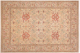 handmade Transitional Design Lt. Gray Lt. Gray Hand Knotted RECTANGLE 100% WOOL area rug 9' x 12'