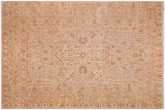 handmade Traditional Sarook Lt. Tan Lt. Tan Hand Knotted RECTANGLE 100% WOOL area rug 9' x 12'