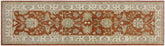 handmade Traditional Kafkaz Rust Ivory Hand Knotted RUNNER 100% WOOL area rug 3X9