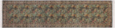 handmade Traditional Nagi Green Gray Hand Knotted RUNNER 100% WOOL area rug 3' x 10'
