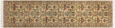 handmade Traditional Farhad Beige Gold Hand Knotted RUNNER 100% WOOL area rug 3' x 10'