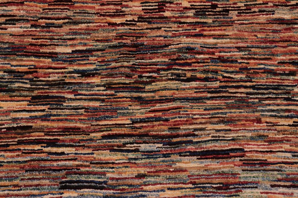 handmade Modern Gabbeh Beige Blue Hand Knotted RECTANGLE 100% WOOL area rug 4 X5