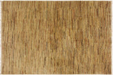 handmade Modern Gabbeh Beige Rust Hand Knotted RECTANGLE 100% WOOL area rug 4' x 6'