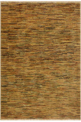 handmade Modern Gabbeh Tan Multi Hand Knotted RECTANGLE 100% WOOL area rug 4 X6