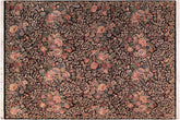 handmade Transitional Akbar Black Rust Hand Knotted RECTANGLE 100% WOOL area rug 8x10