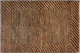 handmade Modern Gabbeh Blue Green Hand Knotted RECTANGLE 100% WOOL area rug 3' x 5'