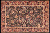 Traditional Anmol Agra Amal Blue Red Hand Knotted Area rugs 10X14