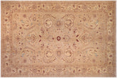 handmade Traditional Kafkaz Tan Tan Hand Knotted RECTANGLE 100% WOOL area rug 12x18