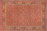 handmade Transitional Design Rust Rust Hand Knotted RECTANGLE 100% WOOL area rug 12x16