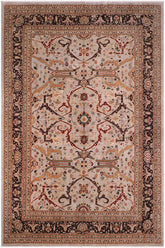 handmade Traditional Kafkaz Gray Brown Hand Knotted RECTANGLE 100% WOOL area rug 12X15