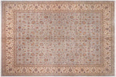 Traditional Jafri Stephani Lt. Gray Tan Hand Knotted Area rugs 12X15