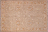 handmade Traditional Kafkaz Drk. Blue Lt. Gold Hand Knotted RECTANGLE 100% WOOL area rug 6x9