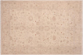 handmade Traditional Kafkaz Beige Brown Hand Knotted RECTANGLE 100% WOOL area rug 6x9